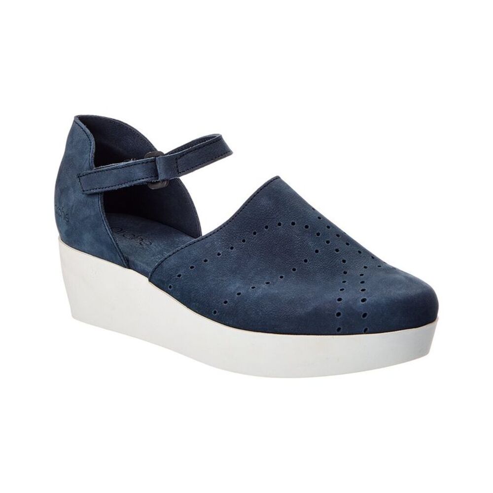 Arche Furbel Leather Wedge, Blue